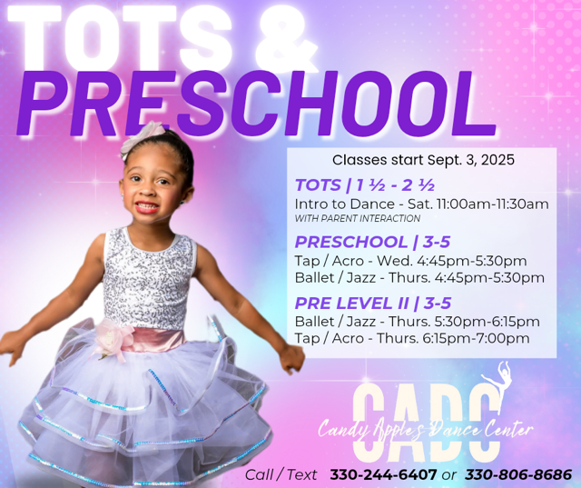 Candy Apple’s DanceCenter, dance studio in Canton, OH